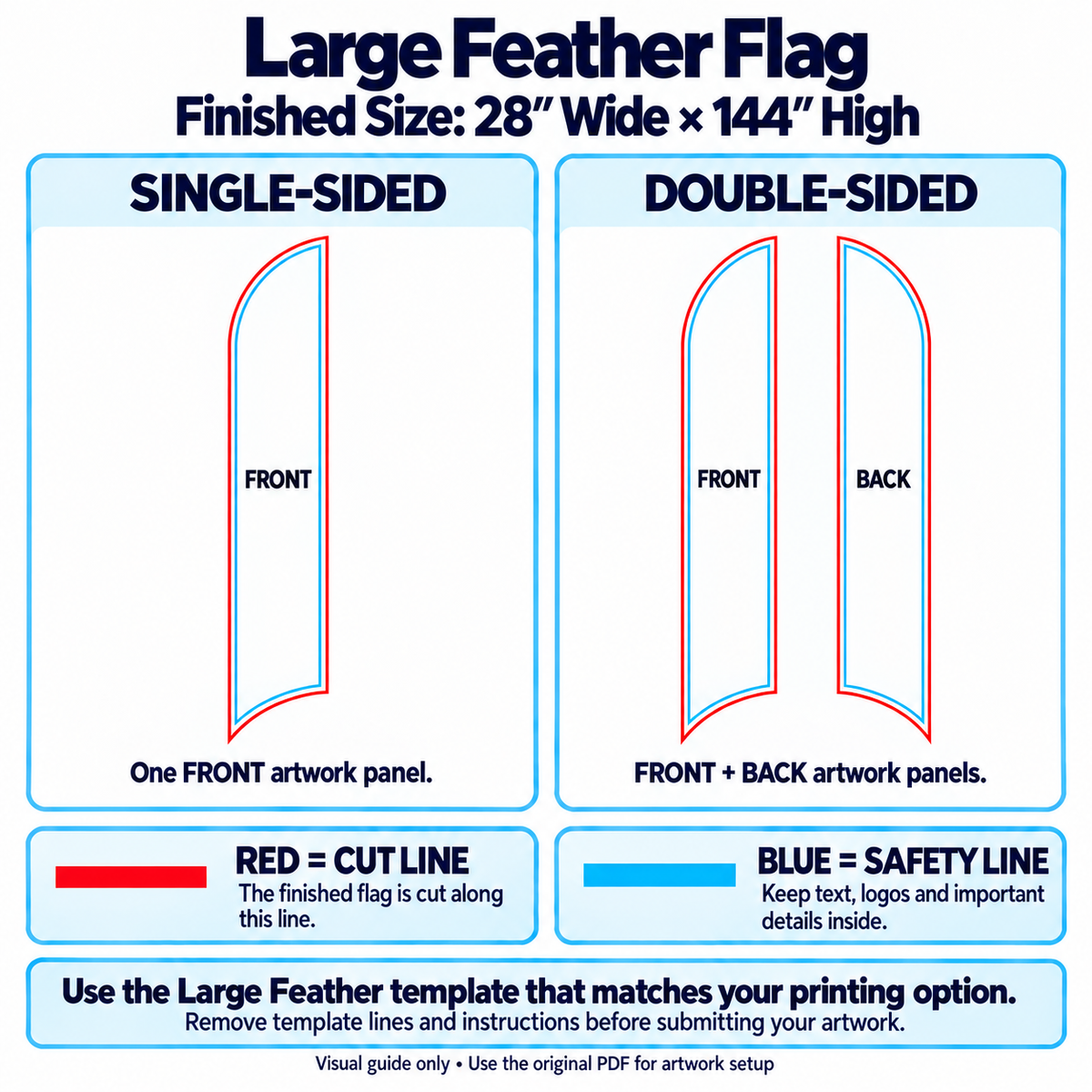 Feather & Teardrop Flag Printing