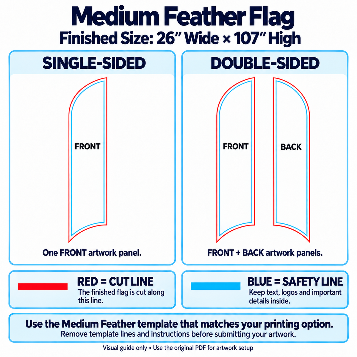 Feather & Teardrop Flag Printing