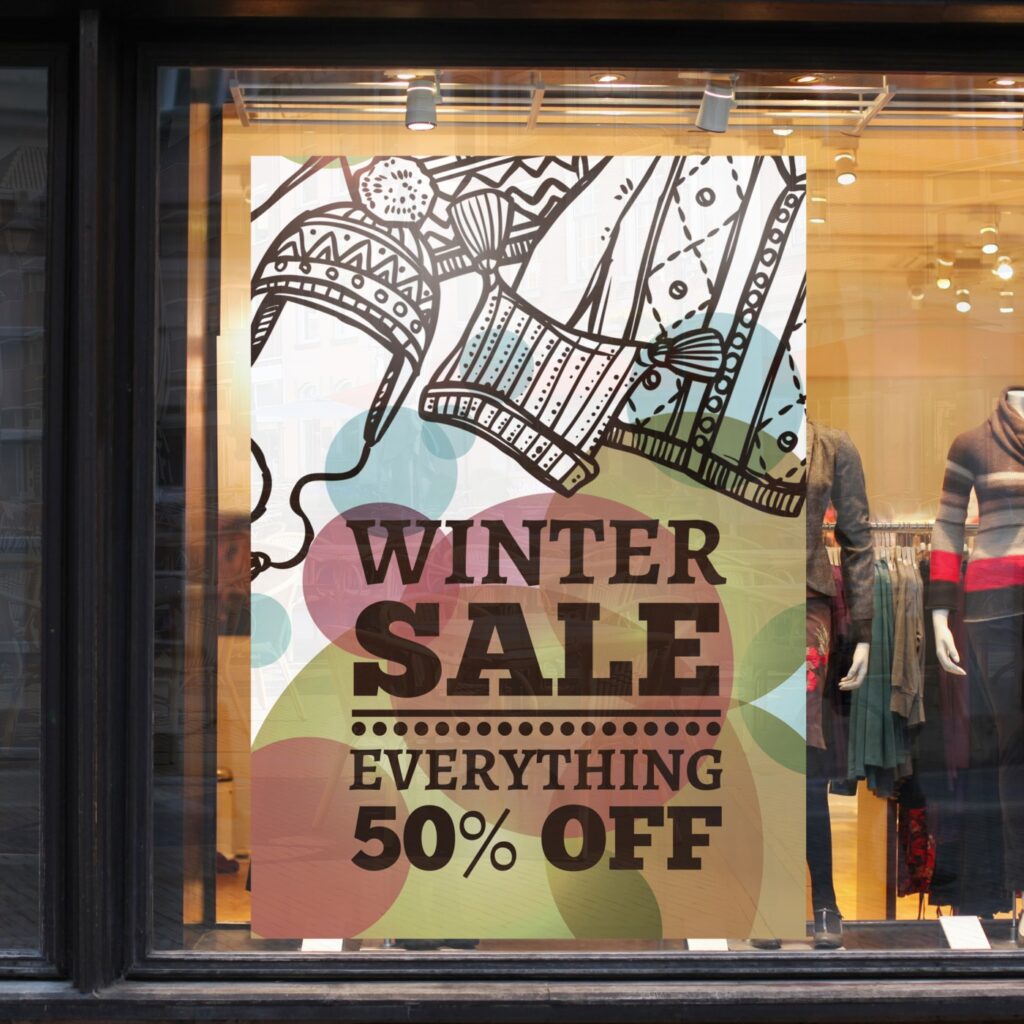 Vinyl Window - Custom Adhesive Vinyl Printing | Bright Print Works