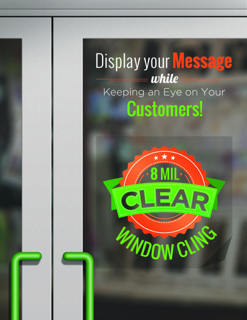 Window Clings - Clear - Bright Print Works